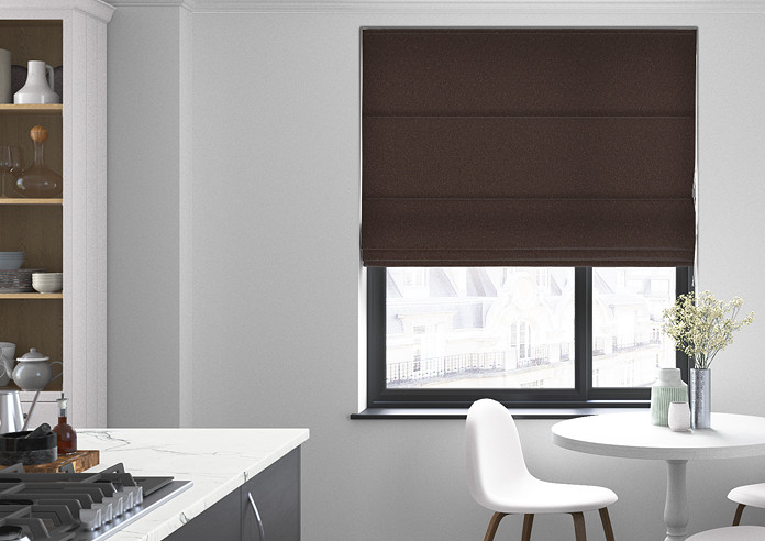 Devonshire, Mocha - Roman Blind - Image 3